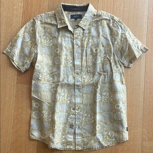 Roark Yellow Casual Button Down Shirt